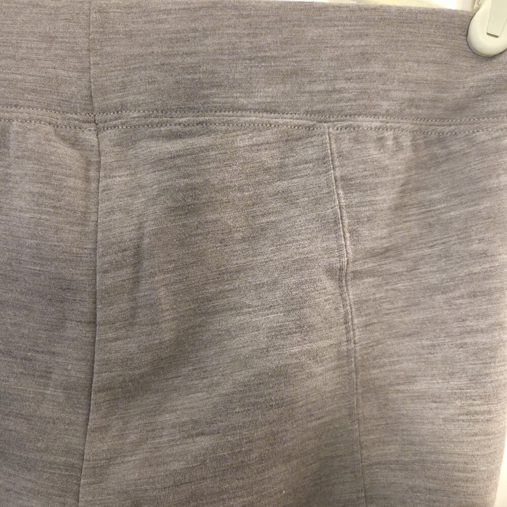 Woolx Stella Merino Wool Leggings Womens Size M Brown Heathered Cinder Melange - Picture 3 of 7